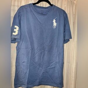 Polo by Ralph Lauren Blue Polo Shirt with Iconic Logo